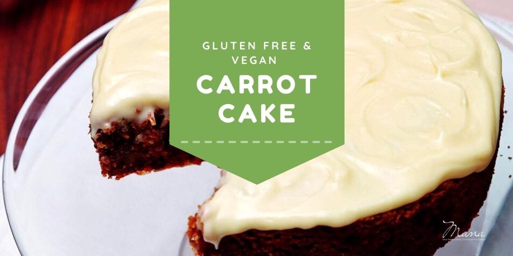 Carrot and Walnut Cake vegan and gluten free