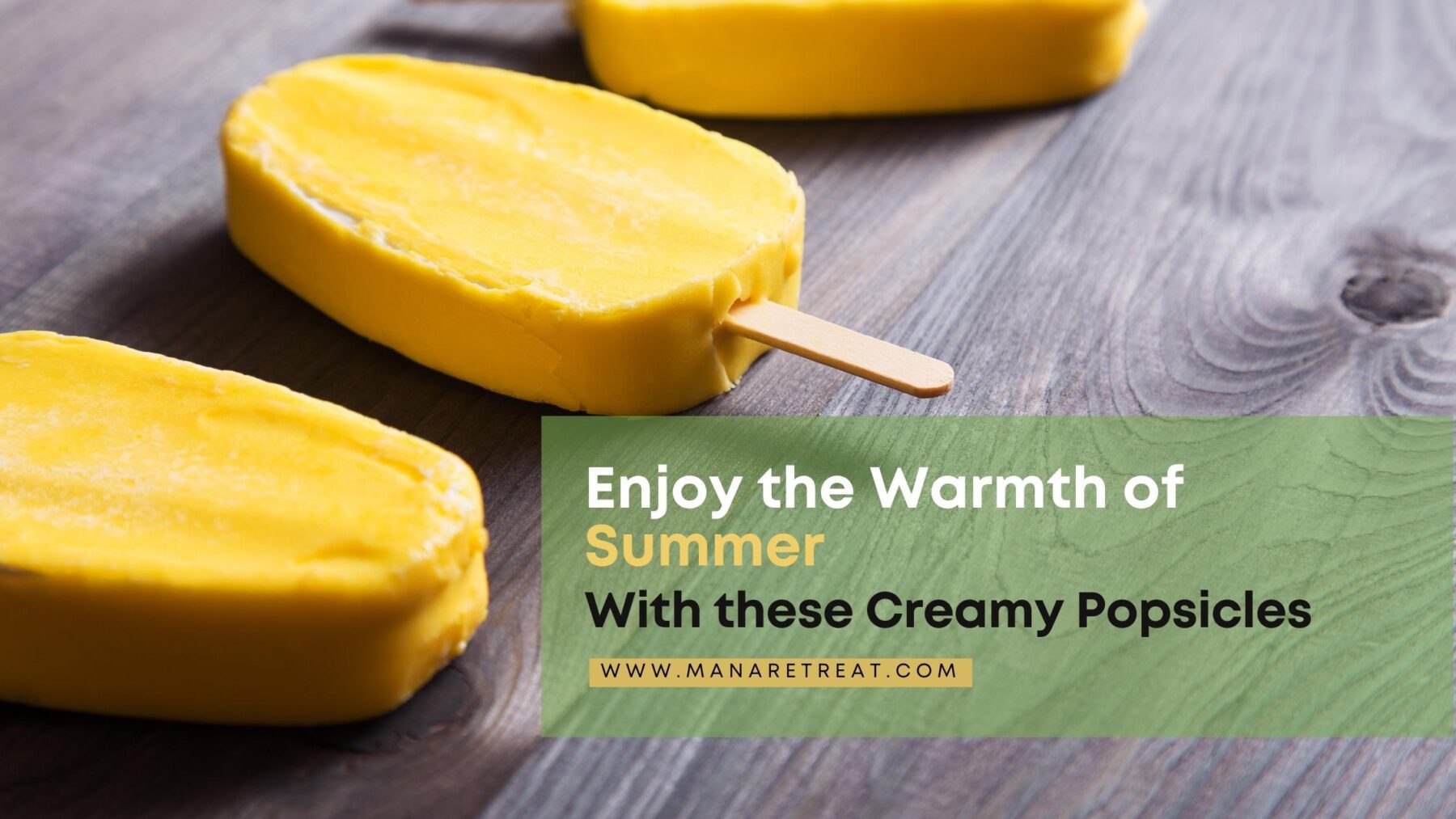 Enjoy the Warmth of Summer with These Creamy Popsicles