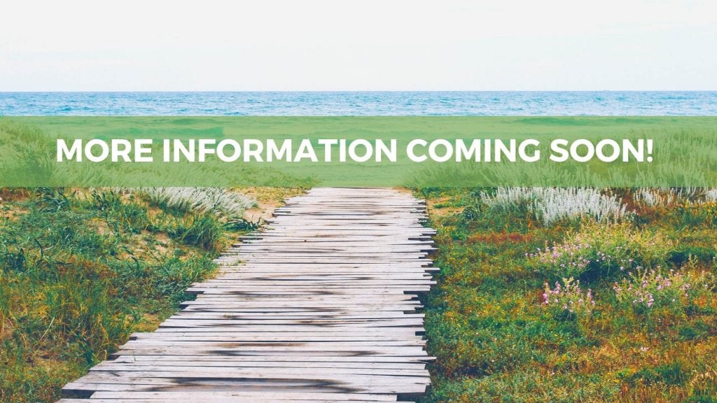 Banner stating that more information is coming soon.