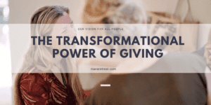 The Transformational Power of Giving