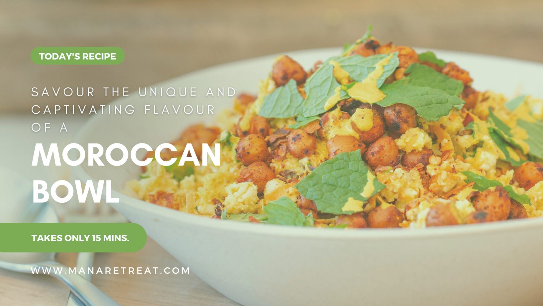 Savor the unique and captivating flavor of a Moroccan bowl that will leave you wanting more